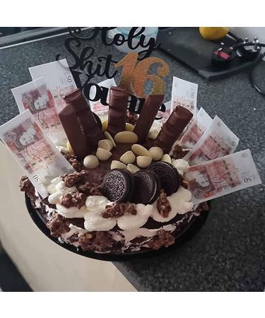 24x 50 Notes Edible Money Pounds Edible Rice Paper Cupcake Toppers Birthday Note - Buy Online on GoSupps.com