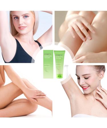 Hair Removal Cream 100g of Hair Removal Cream with Spatula - Fast and Gentle Hair Removal Without Shaving for Personal Use by Women and Men Body Face Pubic Hair Legs and Underarms - Buy Online on GoSupps.com