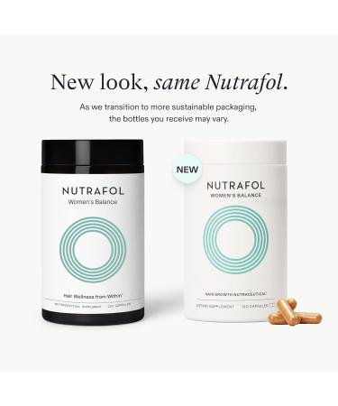 Nutrafol Women's Balance Hair Growth Supplement & Serum | Ages 45+ | Visibly Thicker Hair | 3 Month Supply - Buy Online on GoSupps.com