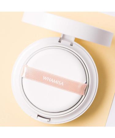 WHAMISA Organic Flowers Sun Pact | Natural K-Beauty International Shipping - Buy Online on GoSupps.com