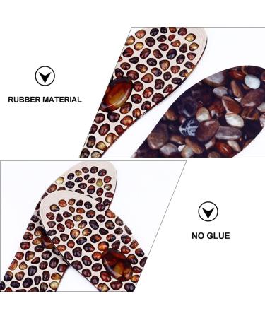 Buy Healifty Massaging Insoles - Cobblestone Reflexology Acupressure Inserts for Men | Foot Massager Shoe Insoles | Light Brown - 28.5x9.5x0.4cm | International Shipping Available - Buy Online on GoSupps.com