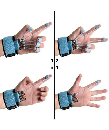 ZZBB Finger Extensor Exerciser Finger and Hand Extensor Exerciser with Resistance Band Stretcher Strengthener for Arthritis Carpal - Buy Online on GoSupps.com