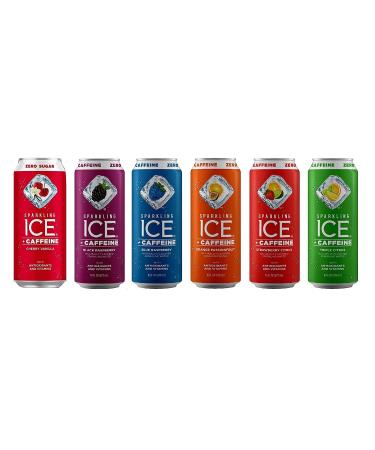 Sparkling Ice Naturally Flavored Sparkling Water with Zero Sugar, Variety Pack, 16 Oz (Pack of 6, Total of 96 Oz)