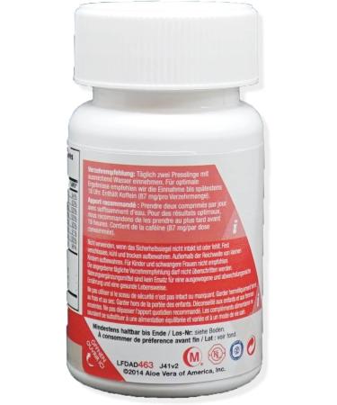 Forever Therm: Gluten-Free Dietary Supplement with Vitamin Complex Green Tea Extract & Caffeine | 60 Tablets for Energy & Metabolism - Buy Online on GoSupps.com