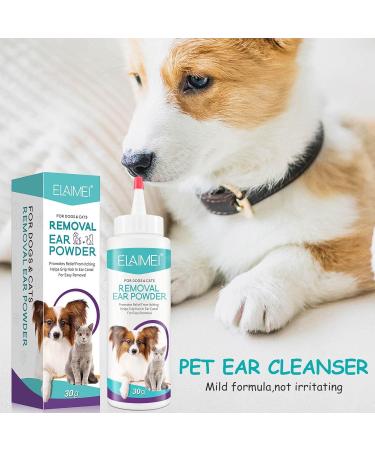 Pet Ear Powder Painless Hair Removal Powder Pet Health Care for Dogs Cats Pet Ear Health Care Cleaning Supplies - Buy Online on GoSupps.com