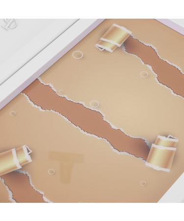 Nail Display Book Magnetic Closure Nail Gel Color Display Book Holds up to 30 colors Easy to Carry like a Book Suitable for Nail Art Salon DIY Nail Art Design - Buy Online on GoSupps.com