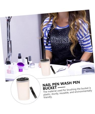 FOMIYES Carved Pen Wash Cup Nail Art Pen Wash Cup Nail Art Holder Gel Brush Pen Holder Nail Art Brush Tub Nail Art Brush Cleaner Art Brush Organizer Manicure Display Stand - Buy Online on GoSupps.com