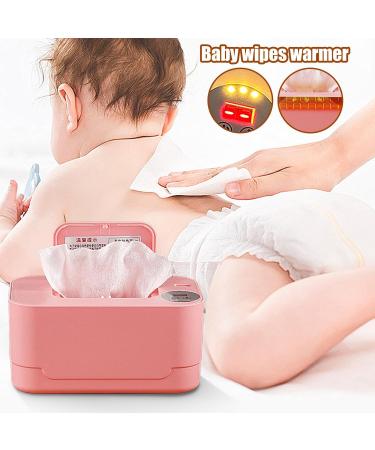 Wipe Warmer 7.87x4.72x3.86in Baby Wipes Dispenser 10W Wet Wipes Dispenser Wipes Warmer for Babies Wipes Towel Warmer Wipe Warmer for Bathroom and Travel Accessories Pink - Buy Online on GoSupps.com