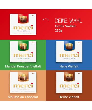 Buy Merci Finest Selection 250g Premium Filled & Unfilled Chocolate Specials International Shipping Available - Buy Online on GoSupps.com