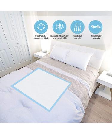 Buy Incontinence Pads for Bed 60x90cm - Waterproof Absorbent 50 Disposable Changing Mats - Buy Online on GoSupps.com