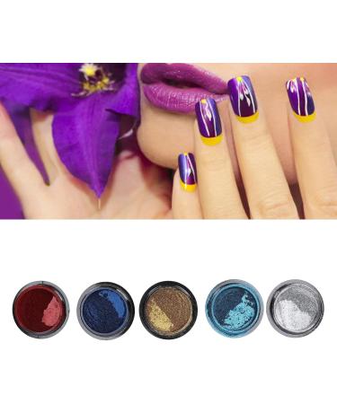 Glitter Nail Powder Safe Shiny Nail Powder Mild for Dating for Nail Salon - Buy Online on GoSupps.com