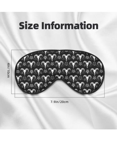 Mystical Ram Skull Sleep Mask | Adjustable Double-Sided Eye Mask | Soft Sleep Covers for Perfect Shading & Eye Edema Relief | International Shipping Available - Buy Online on GoSupps.com