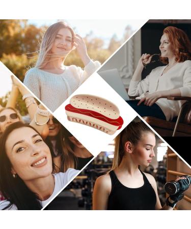 Food Hair Clips - Hamburger Small Hair Clip | Hot Dog Claw Clips Bread Hair Claw Clips for Women Girls Hair Clip for Styling Littryee Red - Buy Online on GoSupps.com