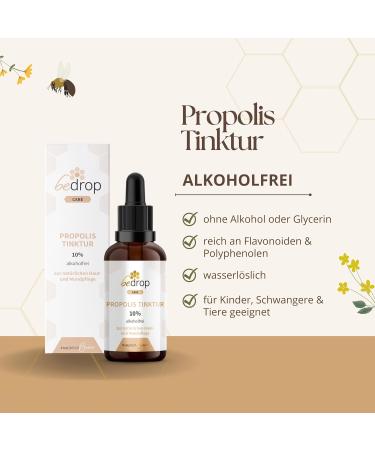 Alcohol-Free Propolis Drops - Pure Beekeeping Quality Safe for Kids & Pets - 30ml Propolis Extract - Buy Online on GoSupps.com