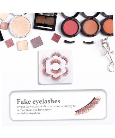 4 Pairs natural colored fake lashes curly European and American makeup false lashes false eyelashes wispy women false lashes 3d eyelashes slim Imitation Fake eyelashes fluffy - Buy Online on GoSupps.com