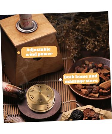 FRCOLOR 3 Series Adjustable Moxibustion Box - Copper Burner Stand Tool (8x8x4.5cm) - Set of 3 - International Shipping Available - Buy Online on GoSupps.com