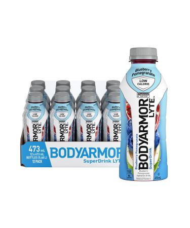 BODYARMOR Lyte Blueberry Pomegranate 473mL Bottles Pack of 12
