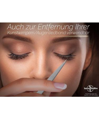 Professional Stainless Steel Tweezers 13cm - Perfect for Eyebrow Hair & Ingrown Whiskers | International Shipping Available - Buy Online on GoSupps.com
