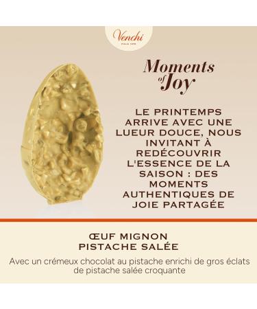 Venchi - uf Mignon au Chocolat la Pistache Sal e 70 Gr avec de gros clats de Pistaches Torr fi es Sans Gluten Collection de P ques Venchi Id e Cadeau - Buy Online on GoSupps.com