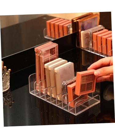 Housoutil Eyeshadow Organizer 4pcs Eyeshadow Storage Organizing Multi-Grid Multi-Purpose Display Eye Makeup Puff Multipurpose - Buy Online on GoSupps.com