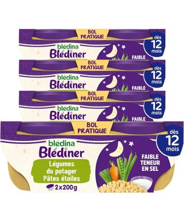 Bl dina Bl d ner C r ales b b Lact es L gumes D s 12 Mois 12 briques 250mL + Bl dina Bl d ner L gumes du Potager et P tes toile d s 12 mois 2 x 200 g - Lot de 4 - Buy Online on GoSupps.com