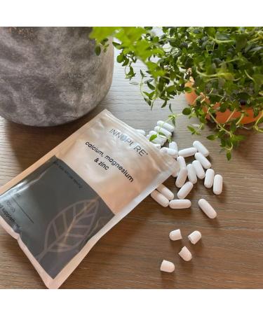 Calcium Magnesium Zinc 120 Tablets - Vegan Mineral Supplement for Bone, Teeth, Muscle - UK Made - Buy Online on GoSupps.com