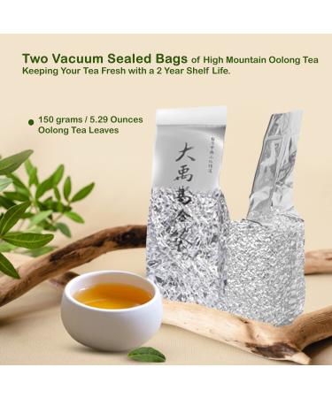Yummy and Soothing Oolong Loose Leaf Tea - High Mountain Tea in Tin Container - Buy Online on GoSupps.com