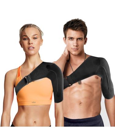 miscis Shoulder Support Universal Shoulder Brace for Left Right Shoulder With Removable Pressure Pad Shoulder Support for Women Men Rotator Cuff Shoulder Support for Shoulder Pain