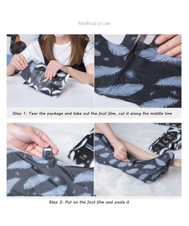 Foot Peeling Mask - Effective Treatment for Cracked Heels Dry Skin & Calluses | 1 Pair for Smooth Soft Feet - Buy Online on GoSupps.com