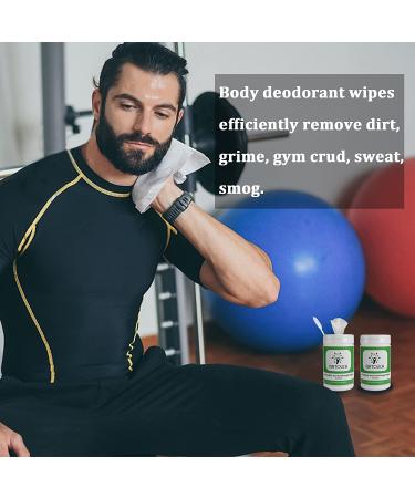 Natouch Body Wipes - Rinse Free Gym Wipes for Athletes Foot, Jock Itch, Ringworm - Ideal for Wrestling & Martial Arts - Buy Online on GoSupps.com