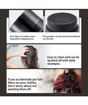 Professional Dark Brown Hair Fibres for Thinning Hair | Hair Thickening Powder & Concealer for Men & Women | Natural Look Hair Fiber Solution - Buy Online on GoSupps.com