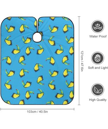 Shop Toucan Pattern Barber Cape - Professional Salon Hair Cutting Apron for Men & Women | International Shipping - Buy Online on GoSupps.com
