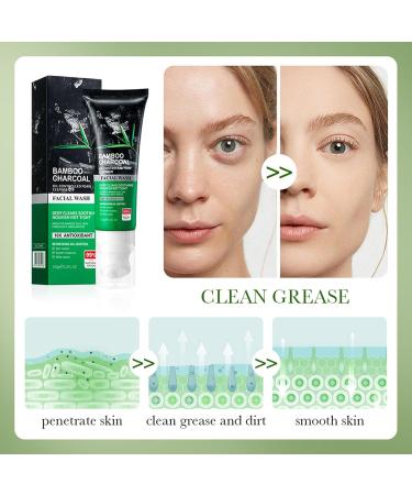 Nettoyant Facial Hydratant l'Extrait de Charbon de Bambou Mousse Nettoyante Pour Le Visage Gel Nettoyant Purifiant Visage Pour Hydrater R tr cir les Pores et Raffermir la Peau 120g - Buy Online on GoSupps.com