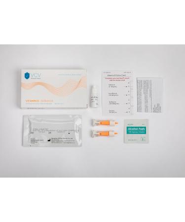 VCV Homecheck Vitamin D Deficiency Self-Test | Clinically Evaluated | Fast Results in 10 Minutes | Easy Color Card Explanation - Buy Online on GoSupps.com