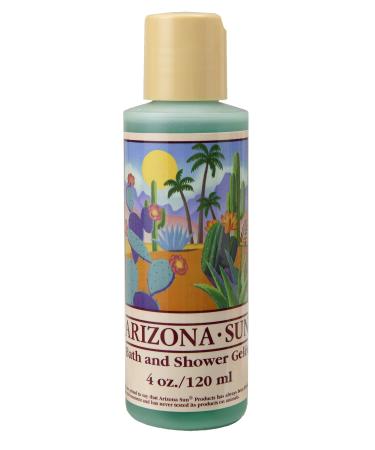 Arizona Sun Bath and Shower Gelee - 4 oz - Natural Aloe Vera and Other Plants and Cacti from the Desert Provide Moisturizing Bath Gel Alternative to Bath Soap