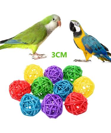 Anteer 12 Pack Bird Parrot Swing Chewing Toys - Hanging Bell Cage Toys for Small Parakeets, Cockatiel, Conures, Finches, Budgie, Macaws, Parrots, Love Birds - Buy Online on GoSupps.com