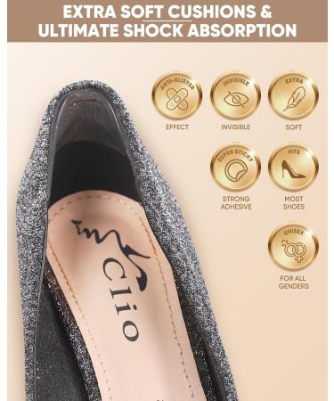 ONUEMP 6 Pairs Heel Grip Inserts & Metatarsal Pads - Silicone Foot Pads for Women & Men Blister Prevention & High Heel Comfort - Buy Online on GoSupps.com