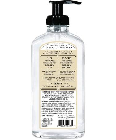 J.R. Watkins Coconut Hand Soap - 11 fl oz (325 ml) | Natural & Moisturizing Cleanser - Buy Online on GoSupps.com