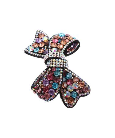 COLLBATH Hairpin Rhinestone Hair Clips Bow Spring Hair Barrettes Bowknot Hair Decors Chic Bow Headdress Bow Spring Headdress Spring Hair Clip Bowknot Hair Clip Women Bow Headdress Clip