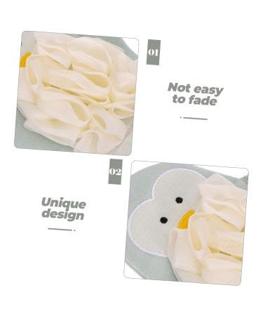 Adult Double-Sided Cartoon Bath Flower Wipes & Scrubbing Gloves - Cute Bath Products for Gentle Skin Cleaning - Buy Online on GoSupps.com