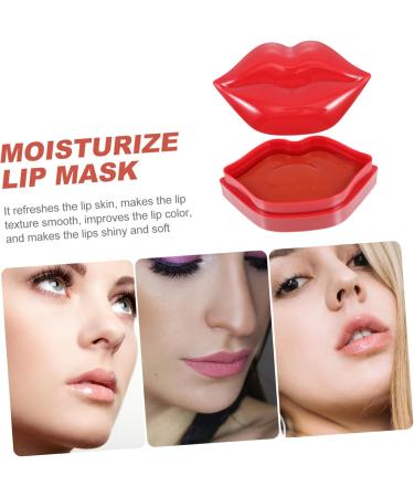 FRCOLOR 20 Pieces Lip Masks for Lip Care Moisturizing Lip Films for Women for Lip Lines Revitalizing Dry Lips Red - Buy Online on GoSupps.com
