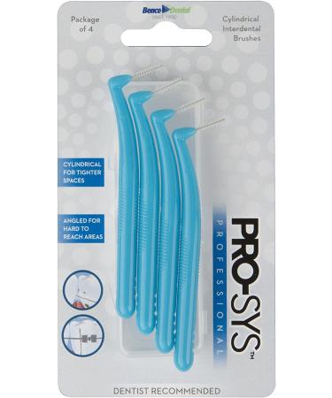 PRO-SYS Interdental Brush Narrow Spaces Proxy Brush - 8 Brushes - Dupont Bristles - 9 Piece Set - Buy Online on GoSupps.com