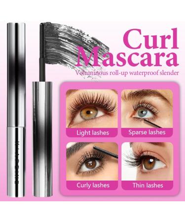 2025 Nouveau 2pcs Mascara Volume Metallique allongeant et revitalisant mascara recourbant 3D mascara pour femmes matures waterproof et longue tenue - Buy Online on GoSupps.com