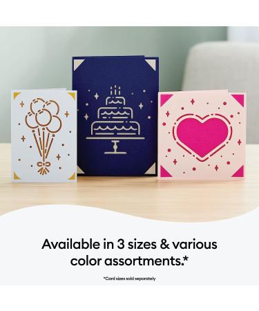 Cricut Insert Cards Double R10 Rainbow Scales Sampler Bundle | DIY Cardstock Crafts | No Glue | Small Note Card for Birthdays, Parties, Thank-Yous, and Congrats | Compatible with Cricut Explore and Maker - Buy Online on GoSupps.com
