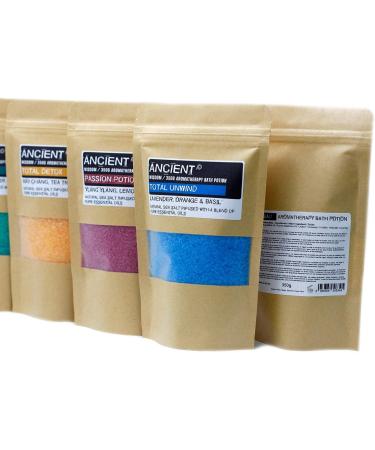 Shakra Health Sleepy Head Natural Sea Salt and Pure Essential Oils. Soothing Aromatherapy Bath Salt Deep Soak Muscle Relief Potion: 350g Resealable Bag - Lavender and Marjoram - Buy Online on GoSupps.com