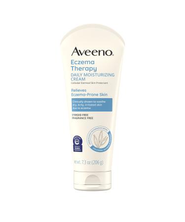 Aveeno Eczema Therapy Itch Relief Balm with Colloidal Oatmeal & Ceramide for Dry Itchy Skin Non-Greasy Steroid- Fragrance- & Paraben-Free Moisturizing Skin Protectant Cream 11 oz Daily Moisturizing Cream