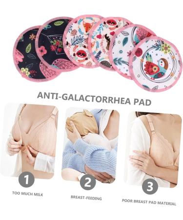 6 Pack Breast Protectors Cotton Pads - Breastfeeding Pads for Nursing Moms - Absorbent Polyester Cotton 10x10cm - Buy Online on GoSupps.com
