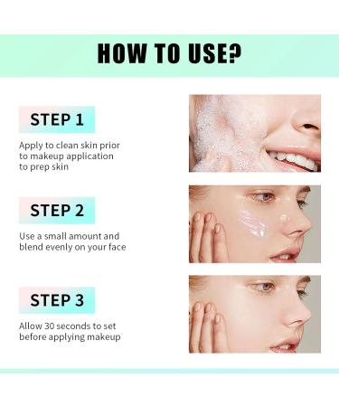 Hydrating Face Primer | Makeup Gel Base for Invisible Pores - 24ml Invisible Pores and Foundation Daily Hydrating Facial Moisturizer for All Skin Types Pologmase 02#pink - Buy Online on GoSupps.com