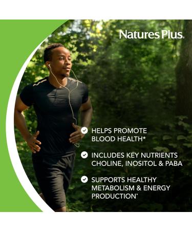 NaturesPlus Mega B-150 Complex - 60 Sustained Release Vegetarian Tablets - Maximum Potency B Complex Vitamin Supplement - Energy & Brain Booster - Gluten Free - 60 Servings - Buy Online on GoSupps.com