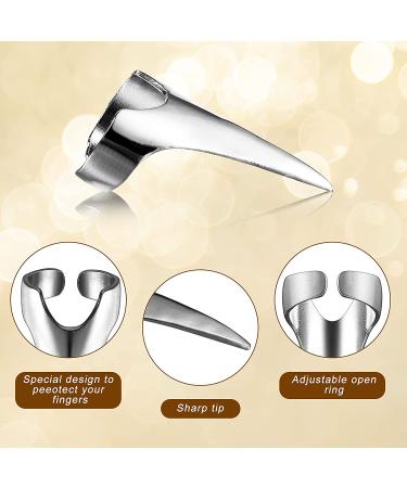20 Pieces Adjustable Metal Hair Sectioning Rings for Braiding & Styling - Silver - Buy Online on GoSupps.com